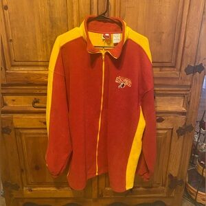 Vintage Washington Redskins Knights Athletics Red and Yellow Jacket xx large